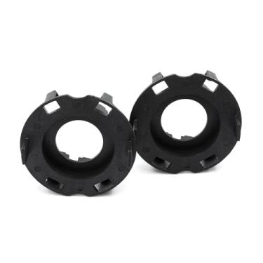 Imagem de Unifizz 2 peças H7 LED adaptador de retentores de lâmpada de farol para Hyundai para Tucson Ioniq Elantra GT H7 HID farol espaçador suporte clipe retentores