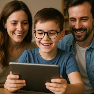 Imagem de Armação óculos grau infantil-criança flexível - gyro - ALÍKI, Preto