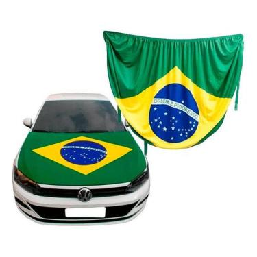 Imagem de Bandeira Do Brasil Capô 190x80cm - Versatik