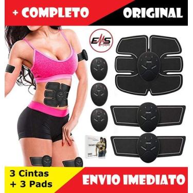 Imagem de Cinto Abdominal Braços Pernas Estimulador Muscular Elétrico - Leffa Sh