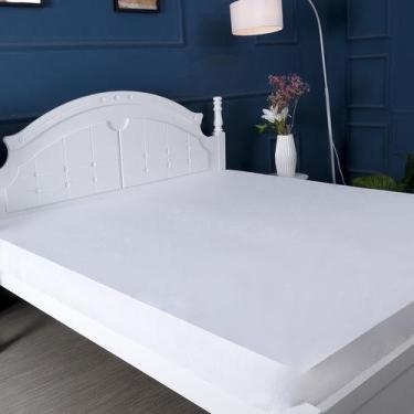 Imagem de Capa Protetora de Colchão Impermeável box + 2 FRONHAS - Solteiro / Cas