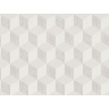 Imagem de Papel de Parede Inspire Geométrico 3D Bege e Creme 220363