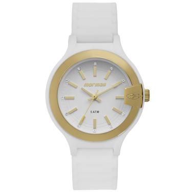 Imagem de Relógio Mormaii Feminino Ref: Mo2036jt/8b Esportivo Analógico Branco