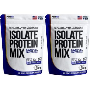 Imagem de Kit 2X Isolate Protein Mix Refil Stand-Up - 1.800g Cookies e Cream - ProFit-Masculino