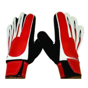 Imagem de Luva de Goleiro para Futebol Campo Vermelha, Antiderrapante e Durável(ADULTO-G)