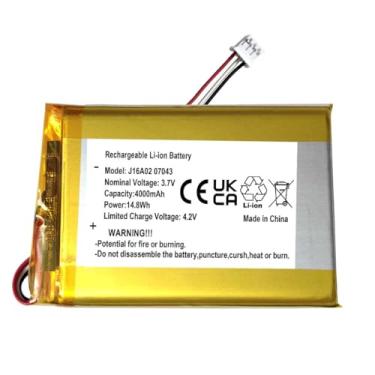 Imagem de AOLIKES Bateria de substituição de 4000mAh 3,7v para teclado mecânico sem fio Keychron Q1/Q2/Q3/Q4/Q5/Q6 Pro, Q1/Q2/Q3/Q5/Q6 Max, V1/V5 Max