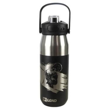 Imagem de Garrafa Térmica Inoxidável 750ml – Preta, Parede Dupla, Isolamento a Vácuo, Conserva Bebidas Quentes por 8h e Frias por 24h, Livre de BPA, Legendários