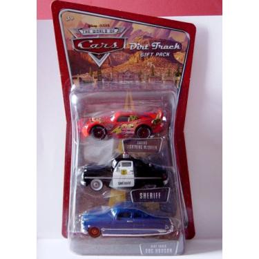 Imagem de Disney/Pixar Cars Die-Cast Vehicle 3-Pack (Cactus Lightning McQueen, Sheriff, and Dirt Track Doc Hudson)