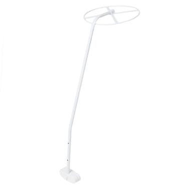 Imagem de Ymiko Mosquiteiro Stand Holder Conjunto Ajustável Berço Dossel Rack Acessórios Branco