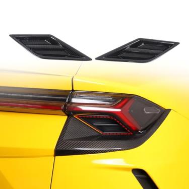Imagem de Aotumcer Capa de acabamento inferior da lanterna traseira de fibra de carbono fosca, compatível com L@mborghini Urus 2020 2021 2022 2023