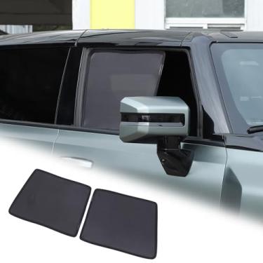 Imagem de Para-sol de teto solar para captador Hummer EV SUV/SUT, rede de para-sol de para-brisa de teto superior, não solta facilmente a cobertura do teto do carro bloqueia o calor de malha de isolamento de