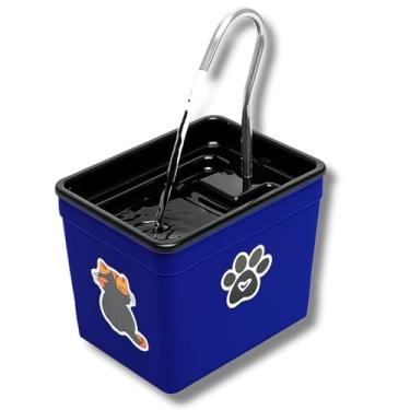 Imagem de Bebedouro para Gatos 1,8L Automático – Fonte Silenciosa Bivolt, Estimula Hidratação, Evita Problemas Renais, Ideal para Pets (Azul-Royal, 1,8 Litros)