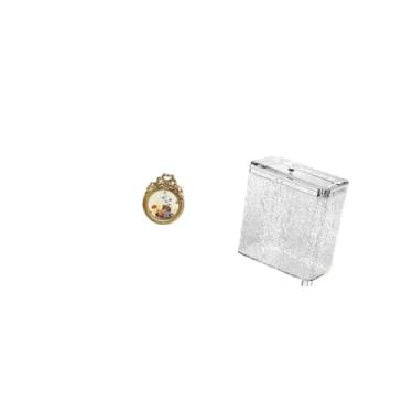 Imagem de Fenteer Porta-retratos Antigo, Moldura Vintage Redonda Ornamentada Estilo Europeu para Mesa Ou Parede, Ideal para Presentes de Casamento. Lixeira de Cozinha S