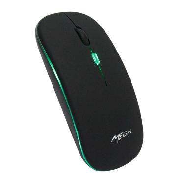 Imagem de Mouse sem Fio Recarregável Mega M185 com Led DPI Ajustável