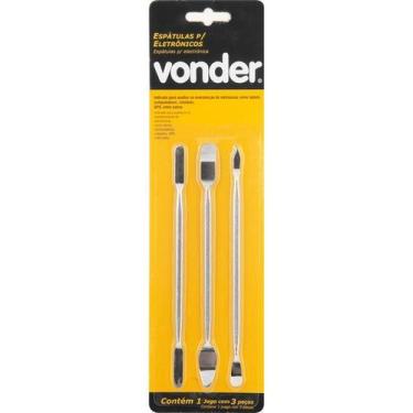 Imagem de Jogo de Espatulas para Eletrônicos com 3 peças Vonder