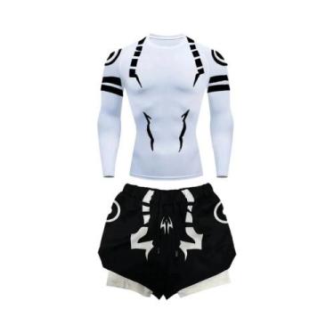 Imagem de Conjunto de Fitness Jujutsu Kaisen Masculino - Camisa 3D de Secagem Rá