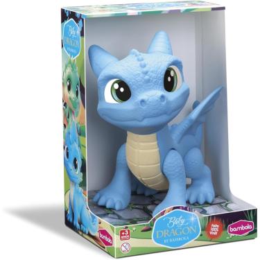 Imagem de Boneco Baby Dragon 21cm Azul 874 - Bambola