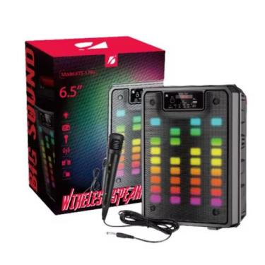 Imagem de Caixa De Som Outdoor Boombox Praia Recarregável Home Theater Sem Fio A