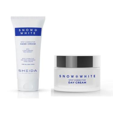 Imagem de Kit De Cuidados Anti-Manchas Para Mãos E Rosto Snow White Sheida, Mult