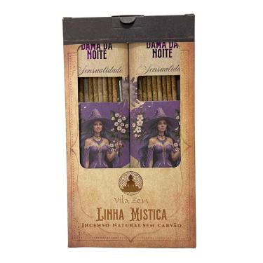 Imagem de Incenso Linha Mística 0% Carvão Dama Da Noite 12Cxs C 8 Var