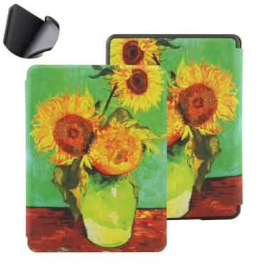 Imagem de Yzlvigrous Capa para Kindle Paperwhite 12th/Coloroft Signature Edition 1ª Geração 2024, Tampa Traseira de TPU Macia de 7 Polegadas com Sono/despertar Automático, Modelo: SA569P/SA59CP/SA568B