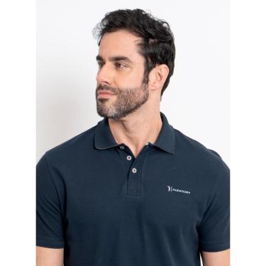 Imagem de Camisa Polo Masculina Aleatory Reference Marinho-Masculino