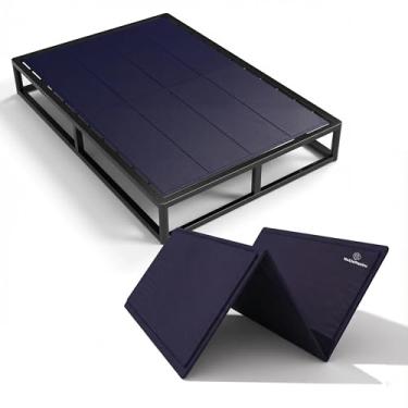 Imagem de Imperijade 10 mm Queen Size Bunkie Board (152.4 cm x 193.0 cm tamanho Queen), resistente, placa de suporte de cama, placa de suporte de colchão | Silencioso, design discreto, respirável, minimizador