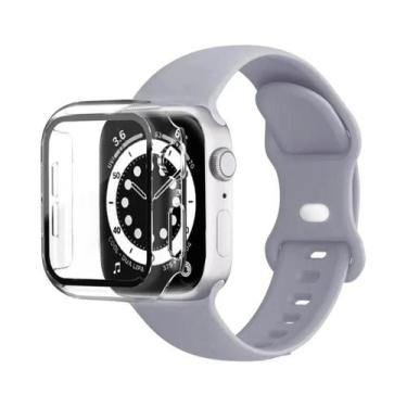 Imagem de Pulseira De Silicone Para Apple Watch 44mm 41mm 45mm 40mm 38mm 42mm Co
