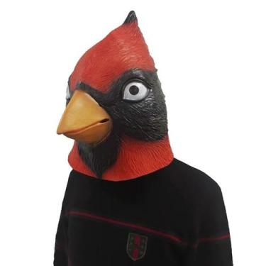 Imagem de Máscara de Cosplay: Vermelhos, Pássaros, Látex, Halloween, Carnaval, P