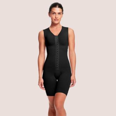 Imagem de Body Macaquinho Cinta Regata Feminino Plié Pós Cirúrgica Modelador, Pr