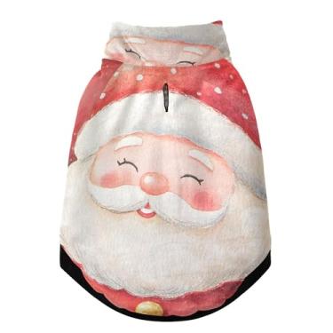 Imagem de SEHANY Casaco de Natal para cães pequenos, super quente à prova de vento, jaqueta de inverno macia e aconchegante para animais de estimação para clima frio na neve com trela, casaco para animais de