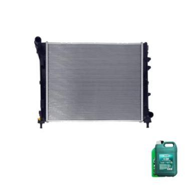 Imagem de Kit Radiador 500 1.4 8/16V C/AR Manual + Aditivo Paraflu Verde 1L + Água Desmineralizada 5L