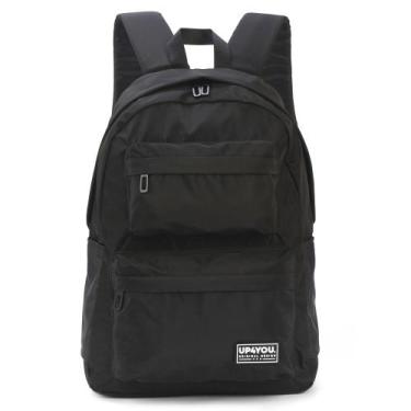 Imagem de Mochila De Costas Crinkle Juvenil Original Up4you Luxcel, Preto