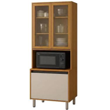 Imagem de Paneleiro Eduarda 3 Portas Chf Cor Cinamomo, Cinamomo