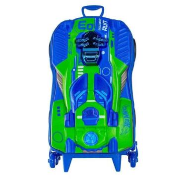 Imagem de Mala Infantil Hot Wheels 3D Com Rodinhas - Multicolorida - Max Toy