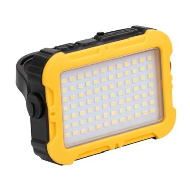 Imagem de Luz de Trabalho LED Portátil Recarregável COB – Super Brilhante, Suporte Ajustável, Corpo Reforçado, Ideal para Camping, Oficina e Emergências