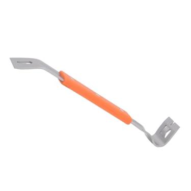 Imagem de AUNMAS Barra de Alavanca Extrator de Unhas de Aço Inoxidável Com Cabeça Curvada de Borracha para Reparos Domésticos de Carpintaria