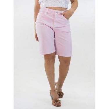 Imagem de Bermuda Jorts Feminina Sarja Cintura Alta Candy Colors Anticorpus-Feminino