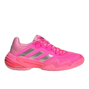 Imagem de adidas Tênis feminino Barricade 13, Rosa lúcido/champanhe metálico/rosa, 39