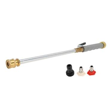 Imagem de TUCKBOLD Bocal de mangueira de água resistente, bocal de mangueira de jardim de carro de alta pressão, pulverizador manual ajustável para veículos de jardinagem, lavadora ao ar livre, chuveiro, liga