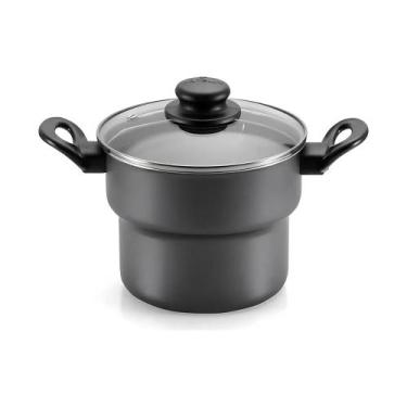 Imagem de Cuscuzeira Panelux 18cm Magnific Antiaderente Grafite