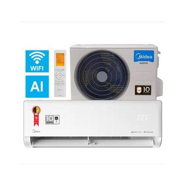 Imagem de Ar Condicionado Inverter Midea AI Ecomaster  24000 BTUs Quente e Frio WIFI e IA