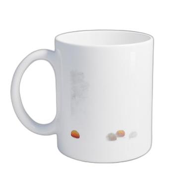 Imagem de Caneca Xícara de Café Porcelana 300ml Design Arcade Com Árvores de Outono
