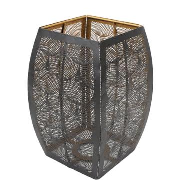 Imagem de YWBL-WH Sombra Abajur de Ferro Estilo Moderno Abajur Com Clipe Em Design Oco para Lâmpadas E27 E26 Cria Sombras de Parede Deslumbrantes Sala de Jantar Quarto Sala de Estar