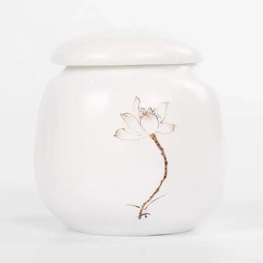 Imagem de Mini organizador de chá de cerâmica Tieguanyin, tanque de armazenamento de chá, portátil, selado, recipiente de café, tanques de armazenamento doméstico (M)