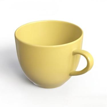 Imagem de Jogo 6 3 Xicaras de Café Chá Porcelana 170 ml (sem pires) - Rosa Amarela Branco Preto Chicara Xicara (Xicara Preta 6 un)