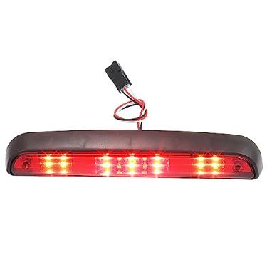 Imagem de A ABSOPRO Luz de freio LED terceira terceira montagem alta de freio F4TZ-13A613-A Luz de carga traseira de freio para Ford F-150 1994-1996 alojamento tom cromado lente vermelha
