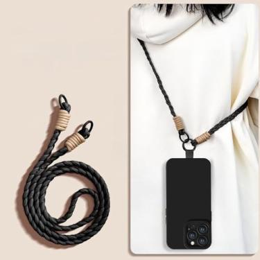 Imagem de Capa de celular com alça de pulso para iPhone 16E 14 15 16 Plus 12 11 13 Pro Max Mini X XR XS MAX, capa macia de silicone líquido, cor preta, para iPhone 12 Pro