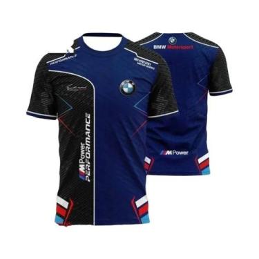 Imagem de Camiseta Masculina De Manga Curta BMW M Power, Esportiva, Para Corrida