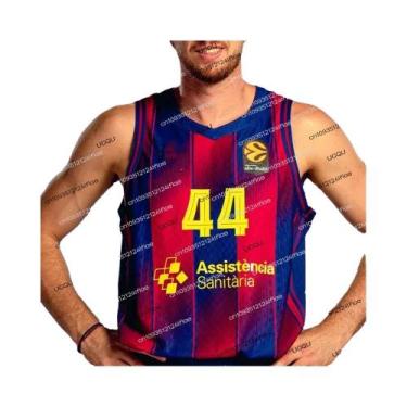 Imagem de Camiseta De Basquete Barcelona Para Adultos, Rápido Secagem, Vestuário